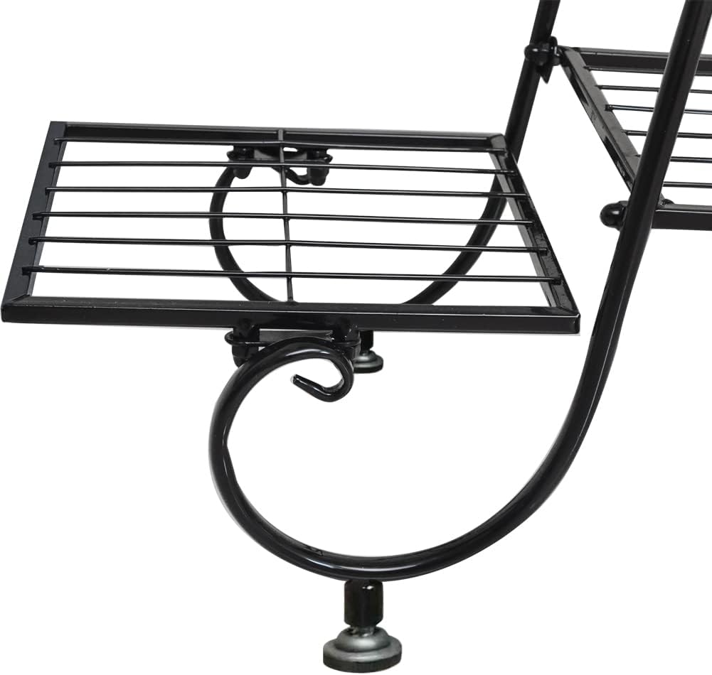 ROYAL SMEELA blumenständer für innen - pflanzenständer metall schwarz - pflanzenhocker blumentopf st