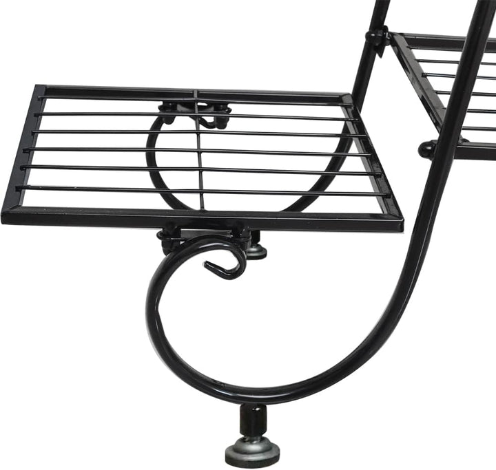 ROYAL SMEELA blumenständer für innen - pflanzenständer metall schwarz - pflanzenhocker blumentopf st