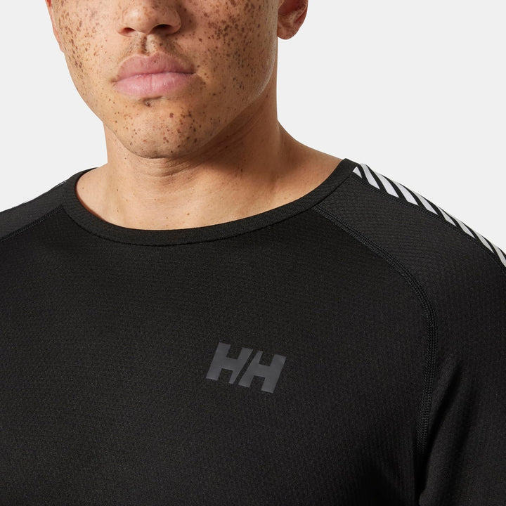 Helly Hansen Herren Lifa Active Stripe Crew Shirt S Schwarz, S Schwarz