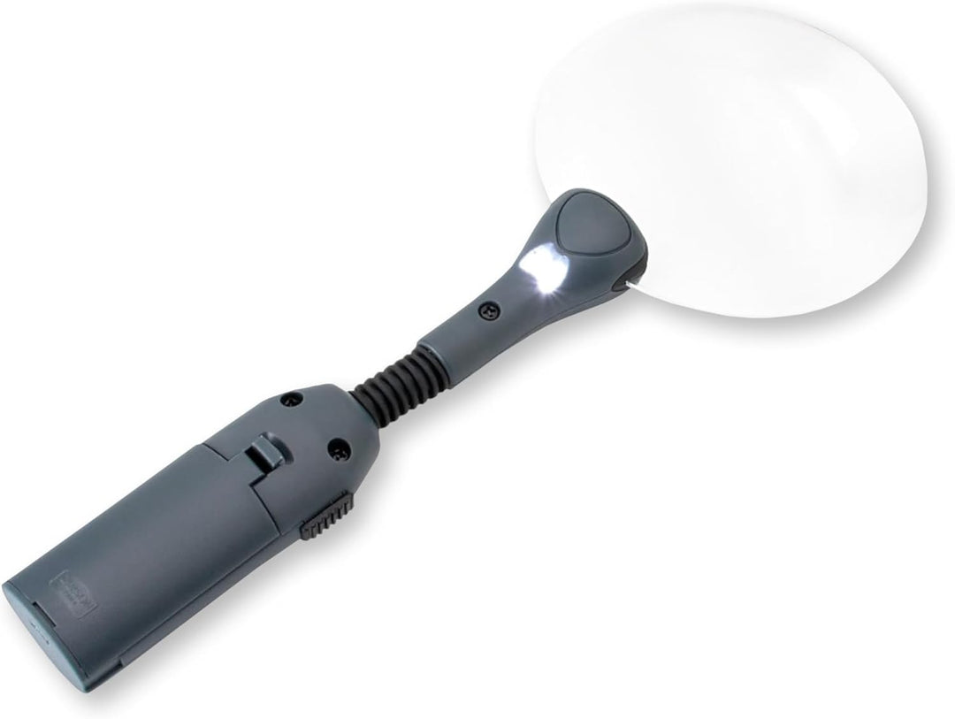 Carson GN-88 HelpingHands 2x Stand- und Freihandlupe mit LED und justierbaren Klemmen HelpingHands (