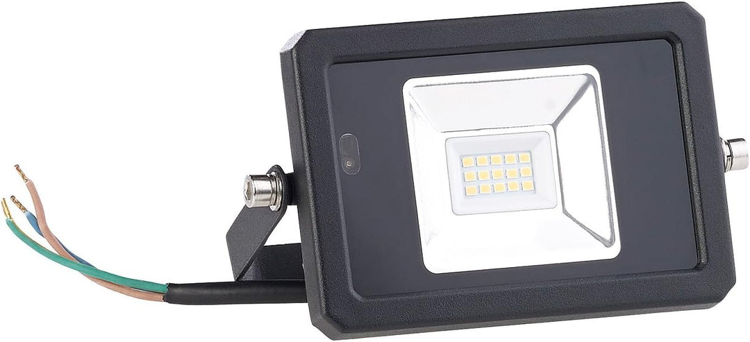 Luminea LED-Fluter Fernbedienung: 2er-Set wetterfeste LED-Fluter, Radar-Bewegungssensor, Fernbed., 1