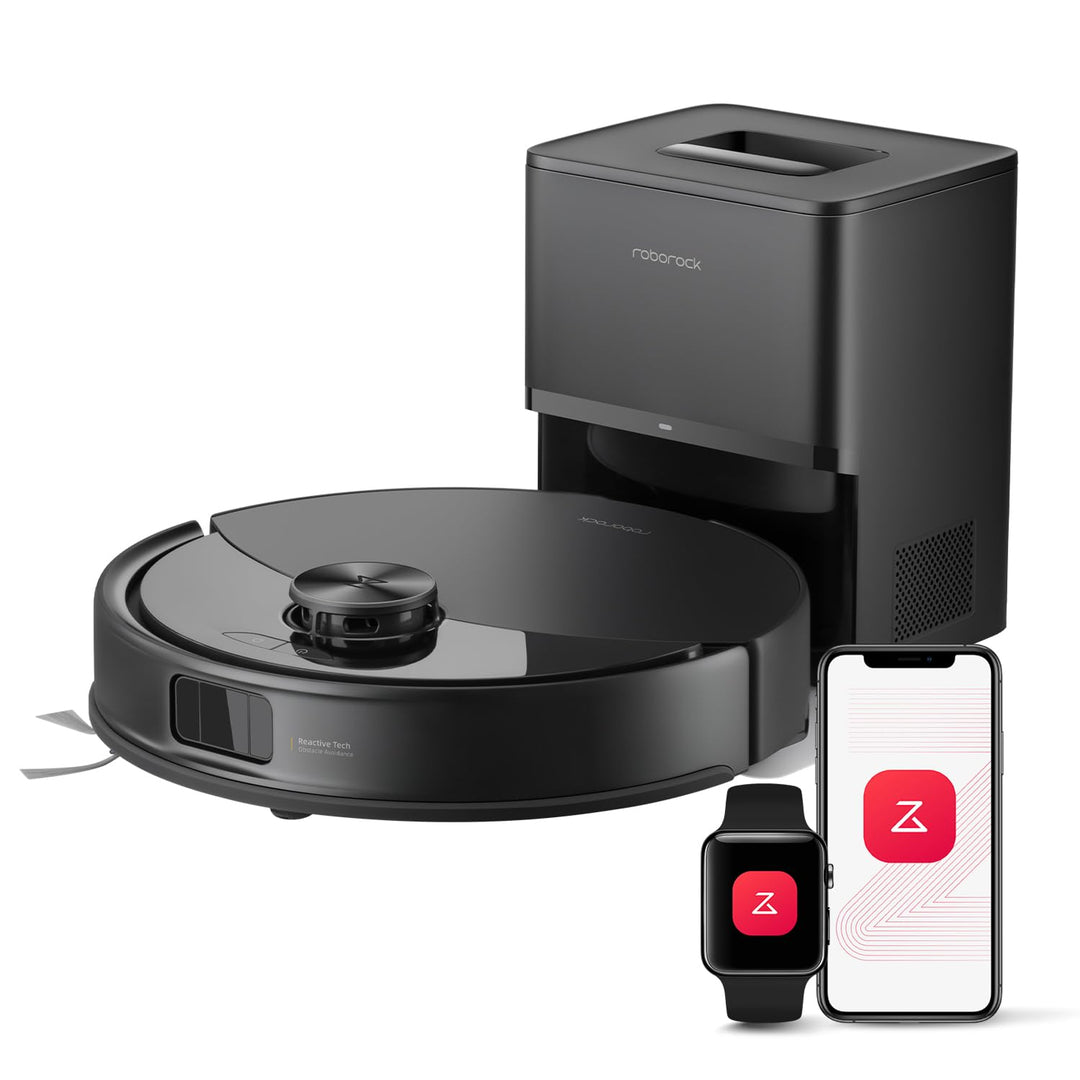 roborock Q10 S5+ Saugroboter mit Wischfunktion, 10.000 Pa HyperForce Saugkraft, Dual Anti-Tangle Sys