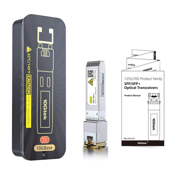 10Gb SFP+ auf RJ45 Modul 30-Meter, 10GBase-T Kupfer CAT.6a Transceiver Kompatibel für Cisco SFP-10G-