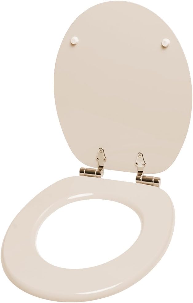 Sanilo WC Sitz ohne Absenkautomatik, viele einfarbige Toilettendeckel zur Auswahl, hochwertige und s