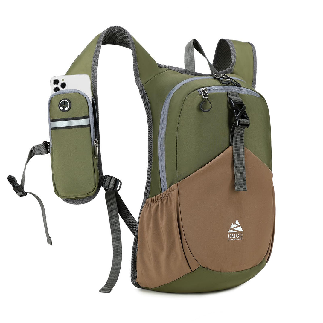 15L Wanderrucksack Kleiner Damen Herren Leichter Faltbarer Daypack Tagesrucksack Trekkingrucksack fü