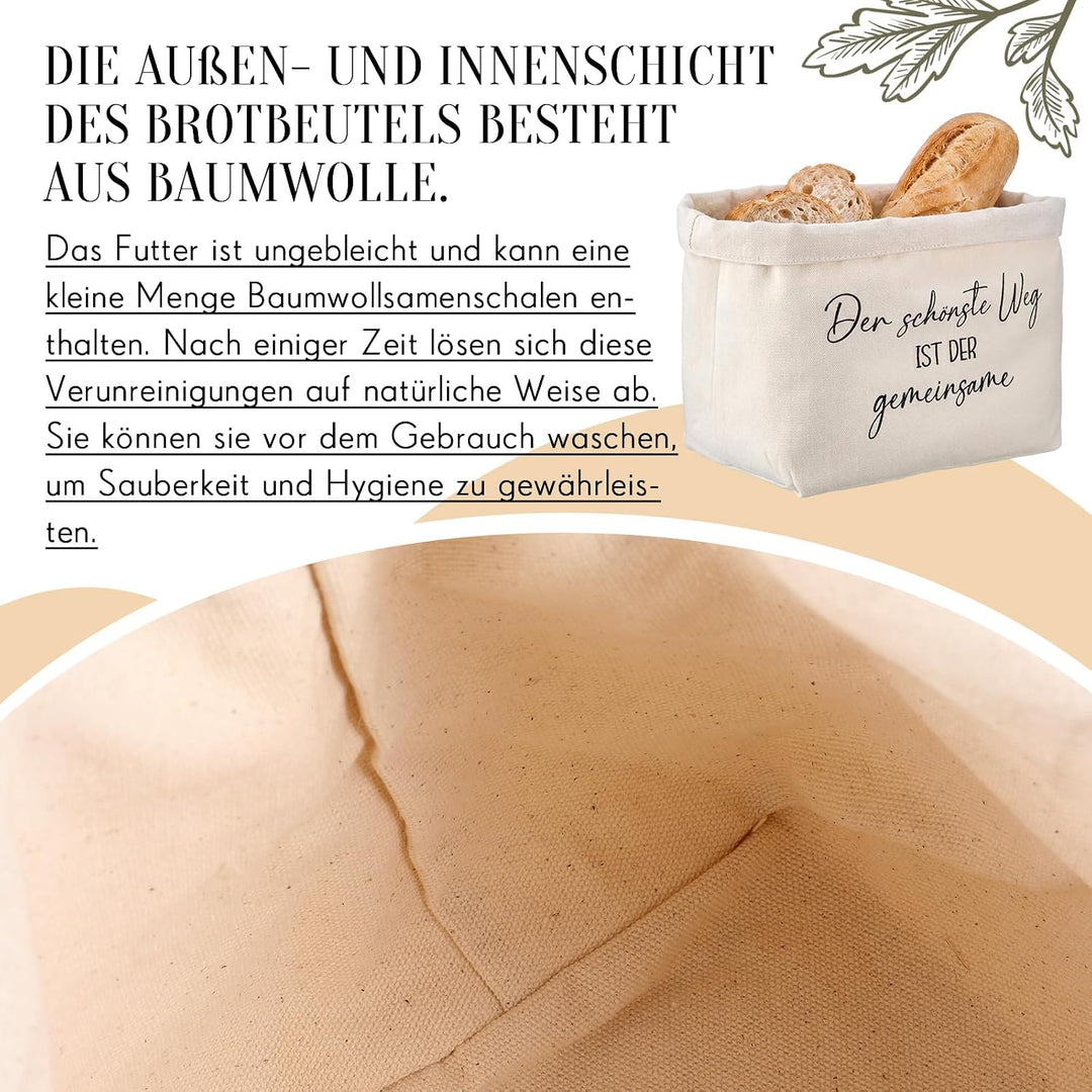 Sinmoe Hochzeitsgeschenk für Brautpaar Brotkorb Salz und Pfefferstreuer Jute Weinbeutel Hochzeitskar
