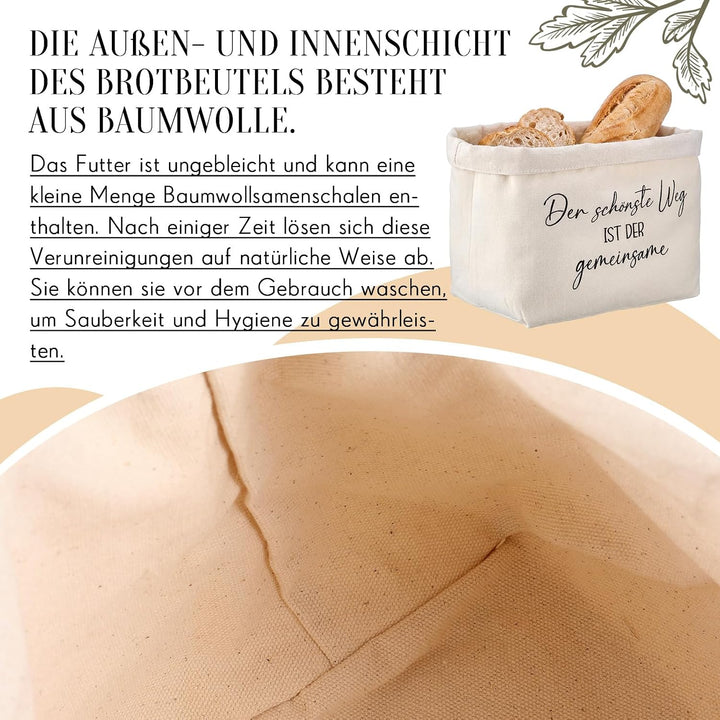 Sinmoe Hochzeitsgeschenk für Brautpaar Brotkorb Salz und Pfefferstreuer Jute Weinbeutel Hochzeitskar