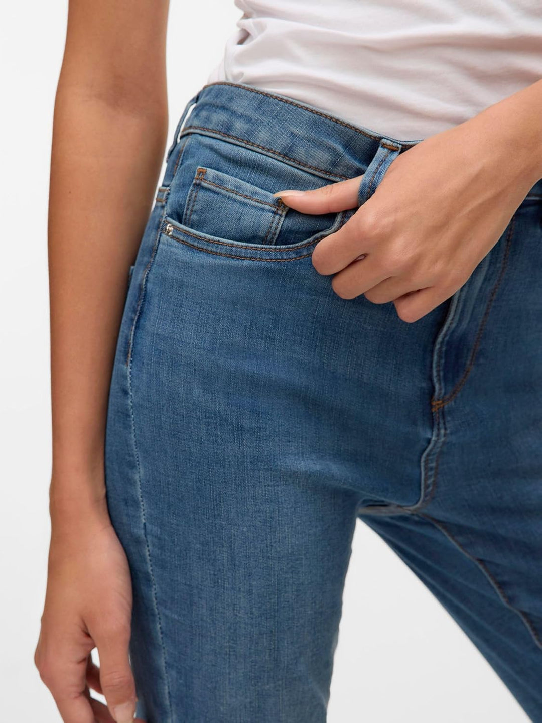 Vero Moda Female Skinny Jeans VMSOPHIA Hohe Taille Skinny Fit Jeans XS / 30L Medium Blue Denim, XS /
