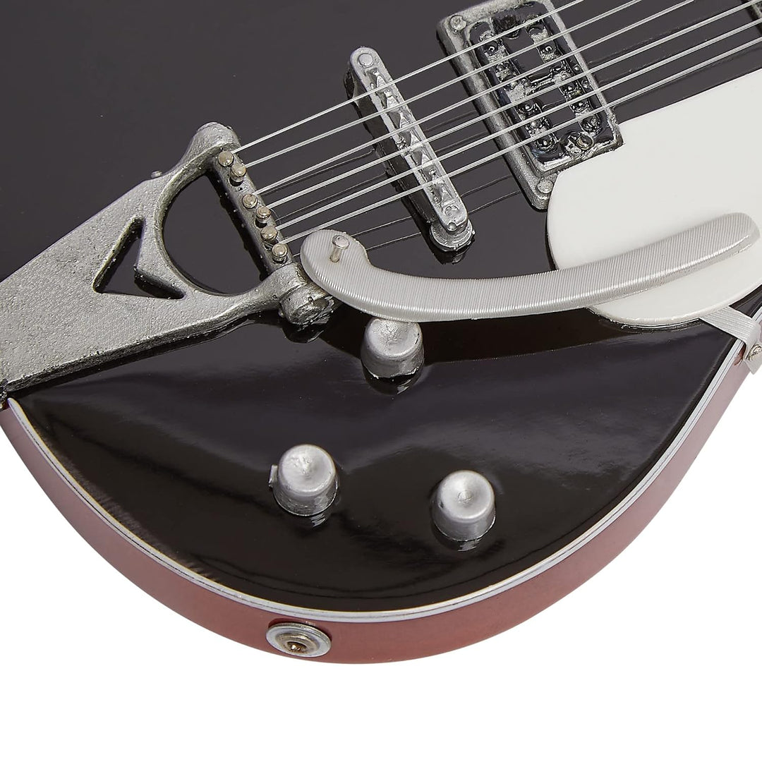 Axman G Harrison Miniatur-Gitarren-Nachbildung – Musikgeschenke – Handgefertigtes Ornamental-Masssta