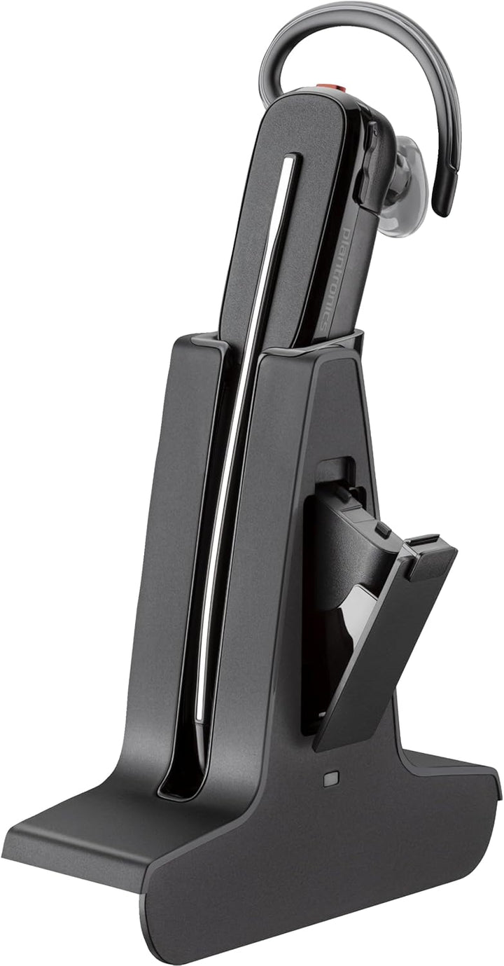 Plantronics DECT-Mono-Headset 'Savi W8245' konvertibel, mit Basisstation, Überkopfbügel + Nackenbüge