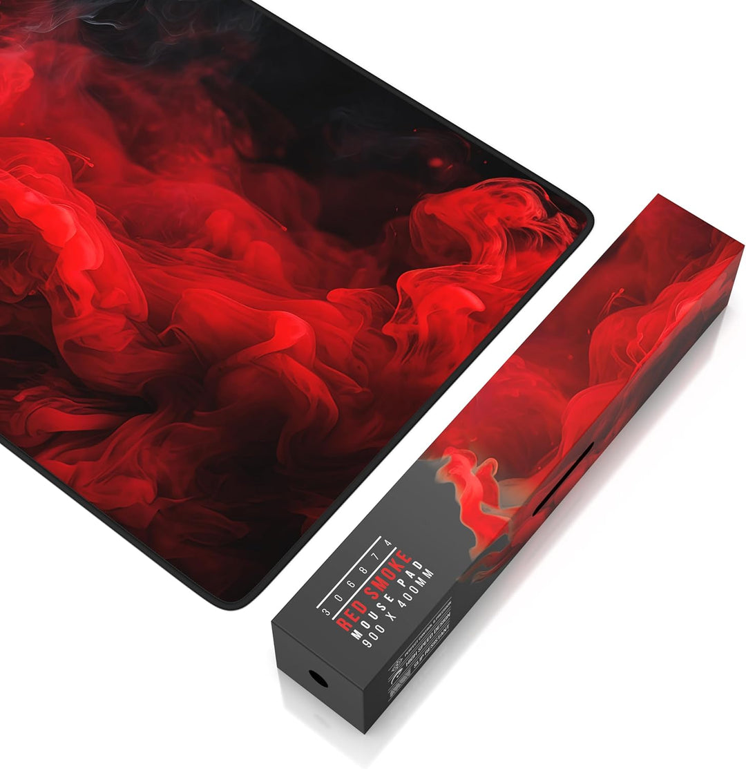 TITANWOLF - XXL Speed Gaming Mauspad 900 x 400mm - XXL Mousepad - Tischunterlage Large Size - verbes