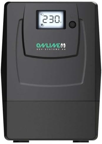Online USV-Systeme YUNTO Smile 400 - Mini-Online USV-Systeme Anlage 400 VA / 240 W, 185387, Schwarz