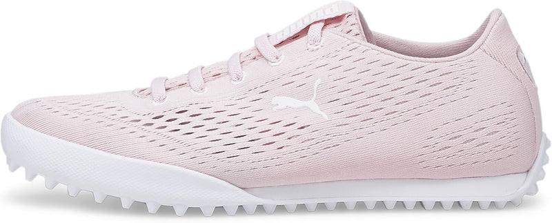 PUMA Damen Monolite Fusion Slip-on Golfschuh 41 EU Chalk Pink Puma White, 41 EU Chalk Pink Puma Whit