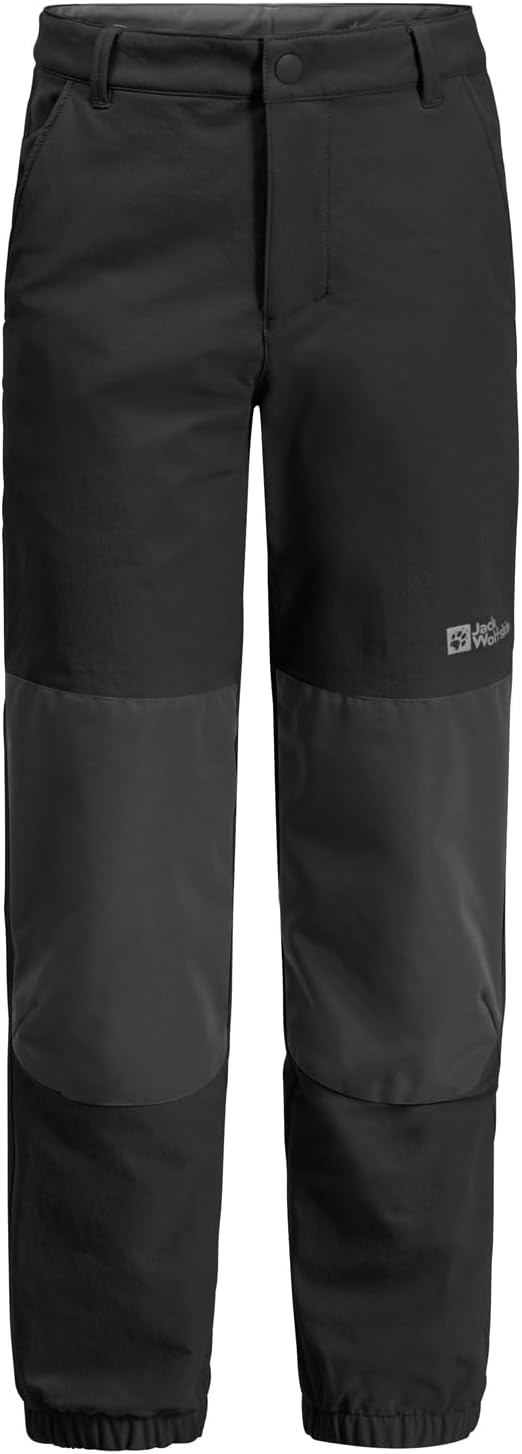 Jack Wolfskin Unisex Kinder Wanderhose Rascal Winter Pants K, Schwarz