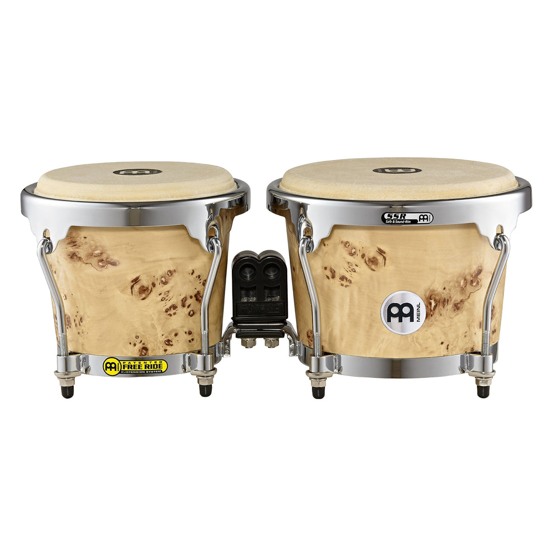 Meinl Percussion MB400DB-M Bongo-Set, Radial Ply Construction, Durchmesser 17,15 cm (6,75 Zoll) Mach