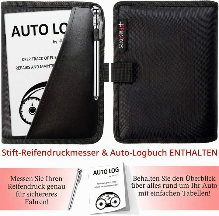 PlusXpres Handschuhfach-Organizer – Autodokumentenhalter – Manuelle Tasche – Fahrzeugaufbewahrung fü