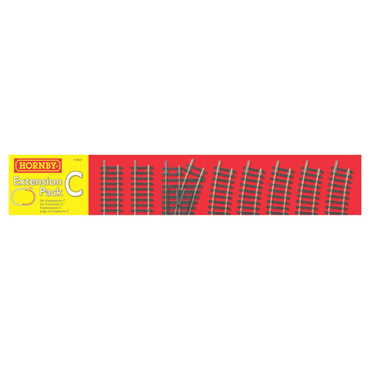 Hornby R8223 - Gleisergänzungspackung C Einzelbett, Einzelbett