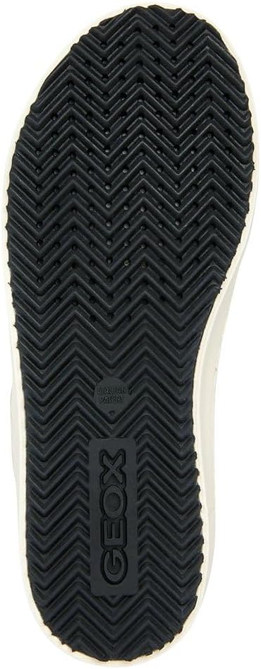 Geox Mädchen J Kalispera Girl A Sneaker 24 EU Dk Silver Black, 24 EU Dk Silver Black