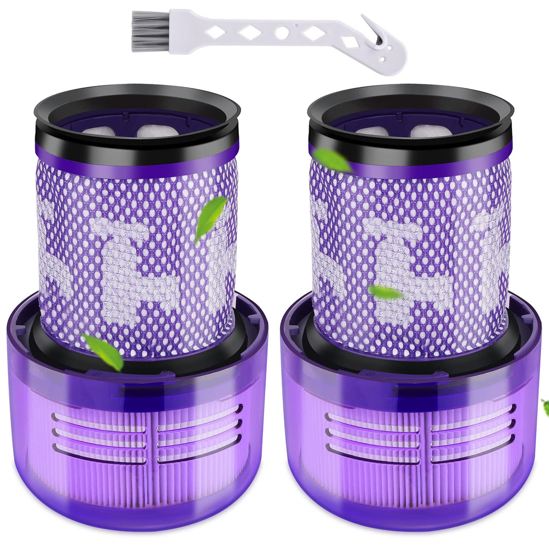 Rebirthcare 2 Stück V12 Filter für Dyson V12 Detect Slim Absolute Extra Pro Plus Motorhead Complete