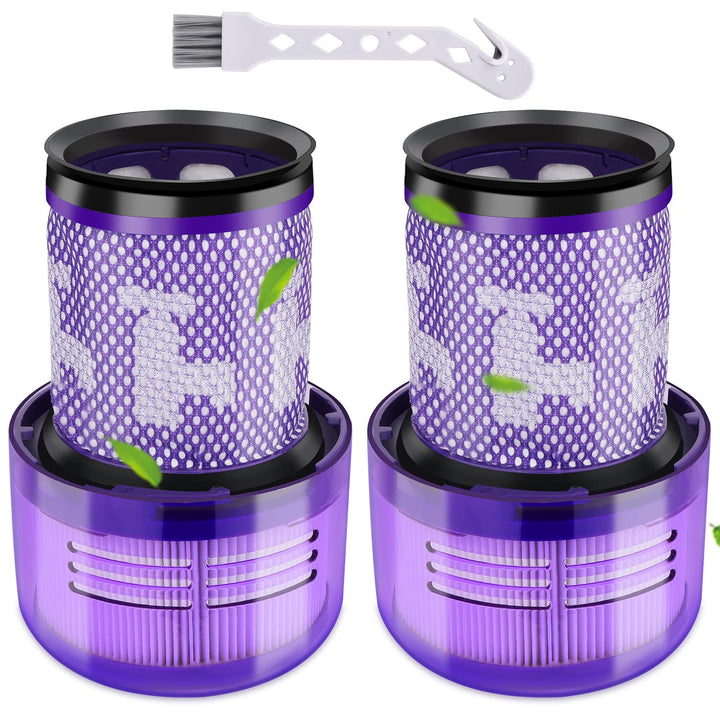 Rebirthcare 2 Stück V12 Filter für Dyson V12 Detect Slim Absolute Extra Pro Plus Motorhead Complete