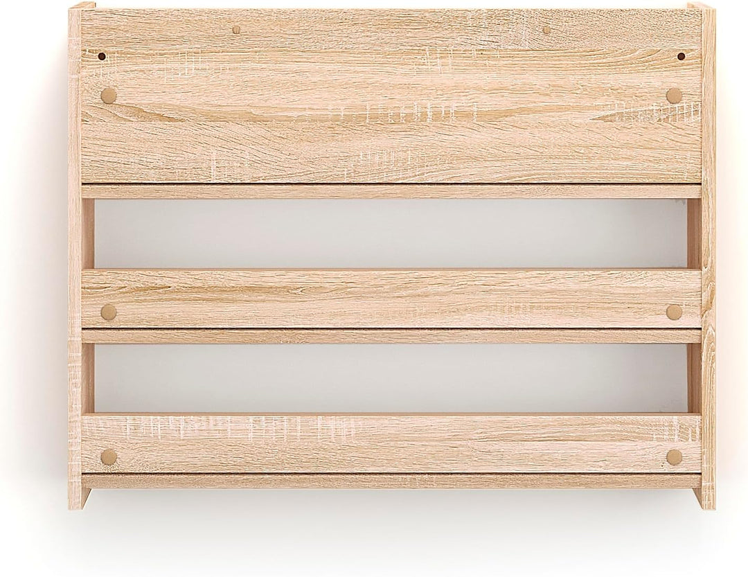 KOMTO Schuhregal Schmal - Schuhablage Flur mit 3 Ebenen Offener Schuhschrank Schuh Organizer Platzsp