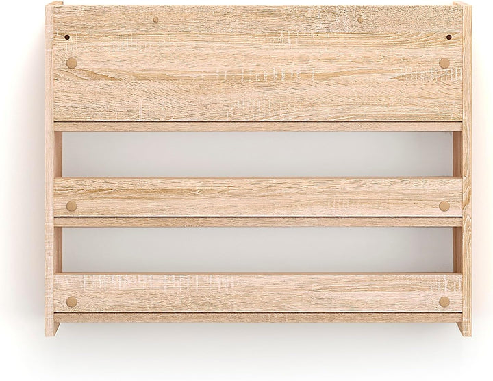 KOMTO Schuhregal Schmal - Schuhablage Flur mit 3 Ebenen Offener Schuhschrank Schuh Organizer Platzsp