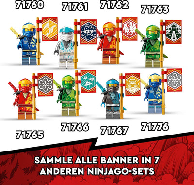 LEGO 71767 NINJAGO Ninja-Dojotempel Meister des Spinjitzu, Gebäude-Set mit Lloyd, Kai und Schlangen-