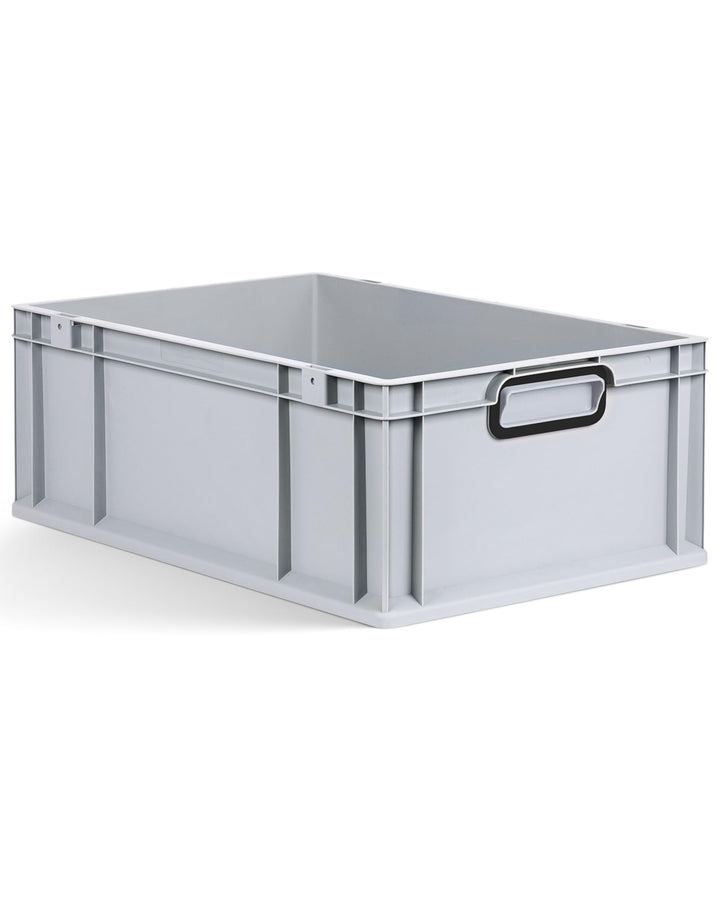 aidB Eurobox NextGen 2.0 - 600x400x220mm - Stapelbare 44L Kunststoffbox mit geschlossenen Griffen -