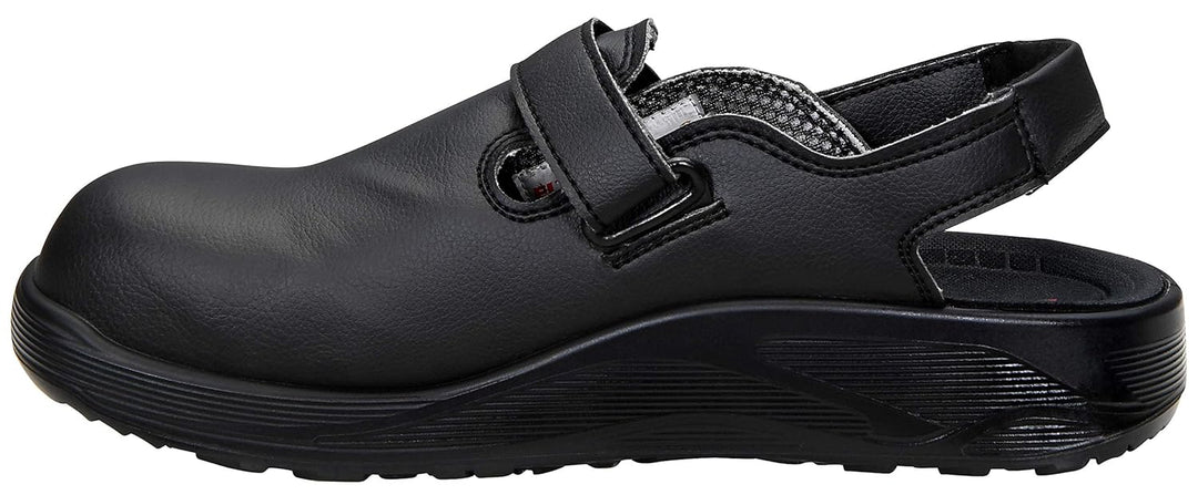 ELTEN Clog MICHEL black ESD SB, Herren, Textil, Stahlkappe, leicht, klassisch, Schwarz, Grösse: 48 4