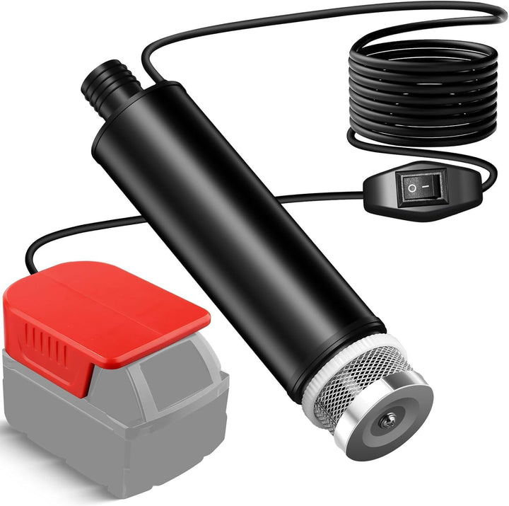 Wasser Pumpe Sumpf Pumpe for Milwaukee 18V, Tauchpumpe für Campingwannen, Garten, Wohnmobil, Teichen