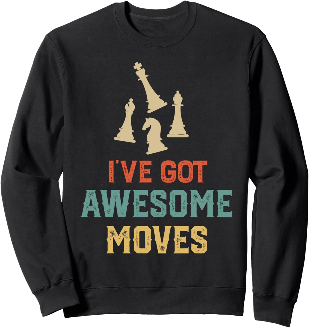 Classic Retro Chess Player Gifts - Schachspieler-Geschenke Sweatshirt