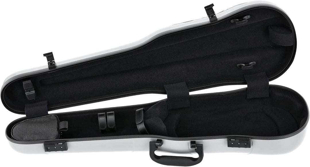 GEWA Violinformetui AIR 1.7 silber metallic / schwarz Made in Germany ohne zusätzlichen Seitengriff
