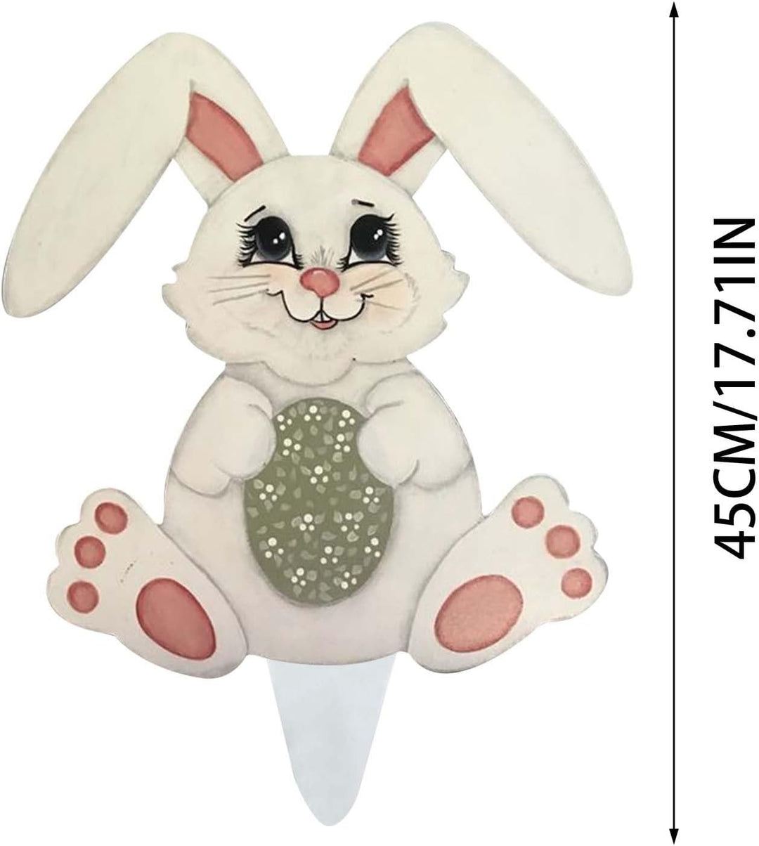 Osterhase Osterdeko Hase Gartendeko Figur Vintage Deko Frühling Gartendeko Metall Ostereier Osterdek