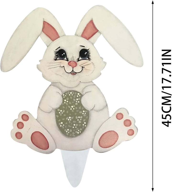 Osterhase Osterdeko Hase Gartendeko Figur Vintage Deko Frühling Gartendeko Metall Ostereier Osterdek