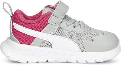 PUMA Unisex Baby Evolve Run Mesh Ac+ Inf Sneaker 20 EU Cool Light Gray Puma White Glowing Pink, 20 E