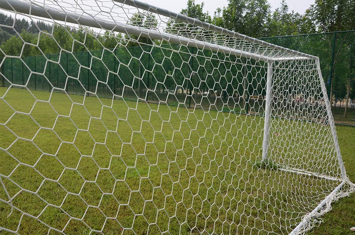 Aoneky Fussballnetz 7,3x2,4M/ 4,9x2,1M/ 3,6x1,8M/ 3x2M/ 2,4x1,8M/ 1,8x1,2M | Ersatz-Fussballtornetz