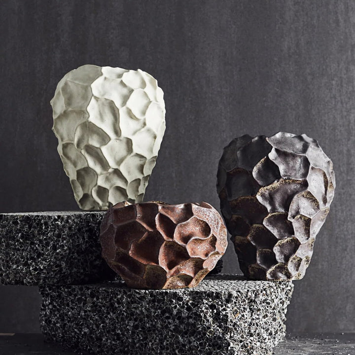 Vase Soil, Stoneware, Rust, H: 21,5 Ø: 18