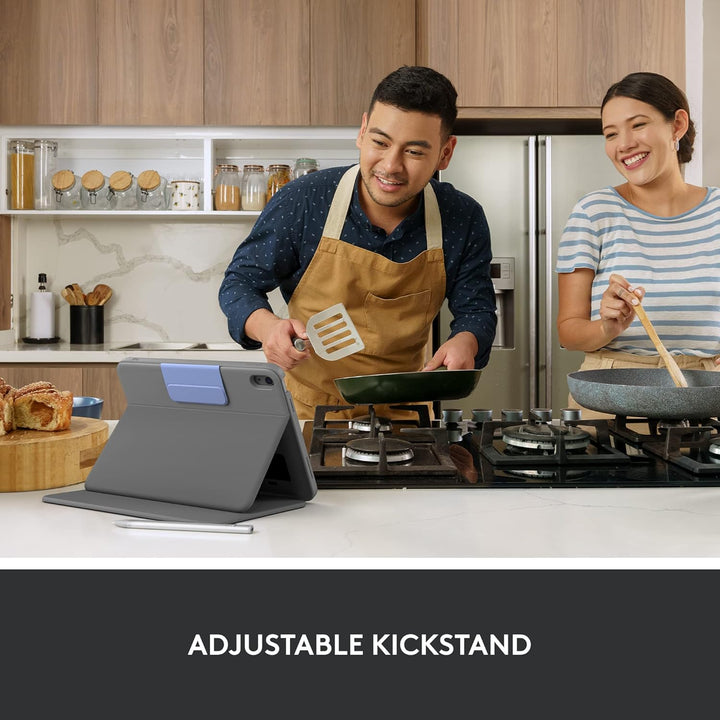 Logitech Rugged Folio für iPad (10. Generation) – Schutzcase mit Smart Connector und strapazierfähig