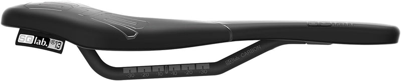 SQlab Sattel 612 Ergowave Carbon Fahrrad 14 cm Schwarz, 14 cm Schwarz