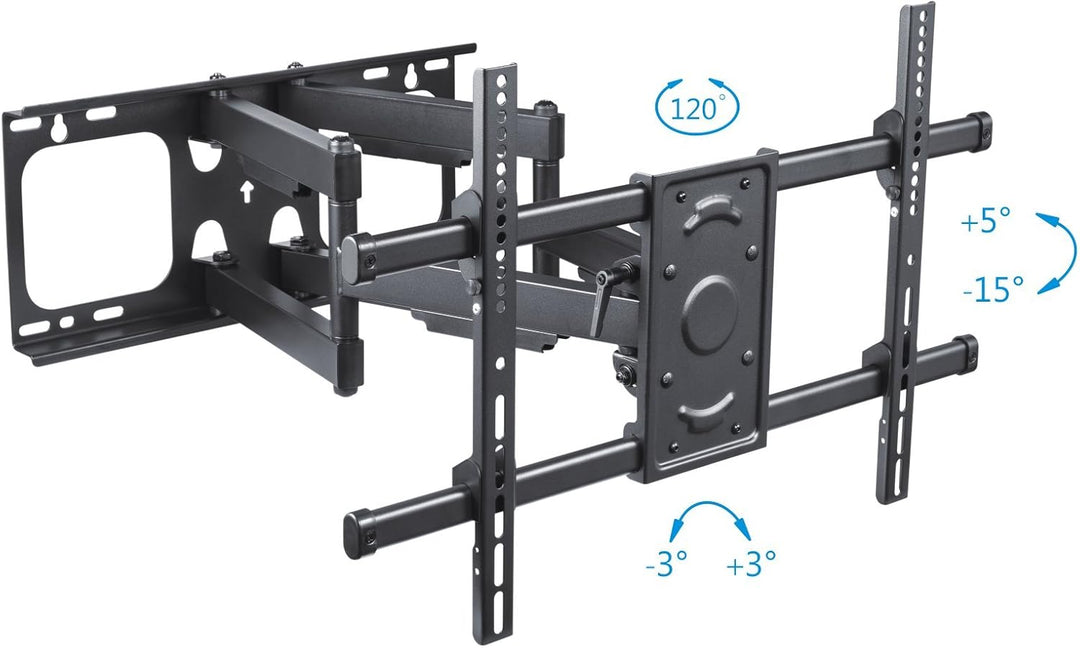 PureMounts FM51-600 Wandhalterung für TV Geräte mit 81-165cm (32-65"), VESA: 600x400, neigbar: 5°/-1