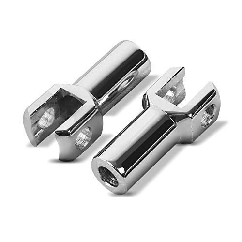 Sozius Fussrasten-Halter für Harley Davidson Heritage Softail Classic 00-06 Chrom