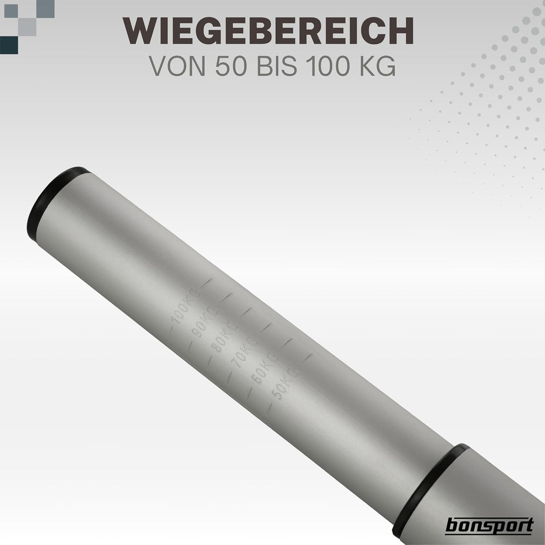 bonsport Stützlastwaage für Wohnwagen und Anhänger – Deichselwaage mit Standfuss von 50-100 kg – Waa
