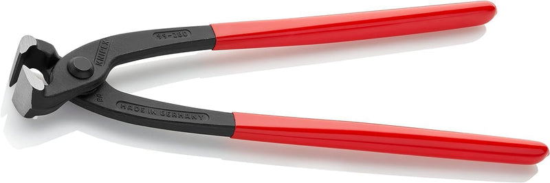 Knipex Monierzange (Rabitz- oder Flechterzange) schwarz atramentiert, mit Kunststoff überzogen 280 m