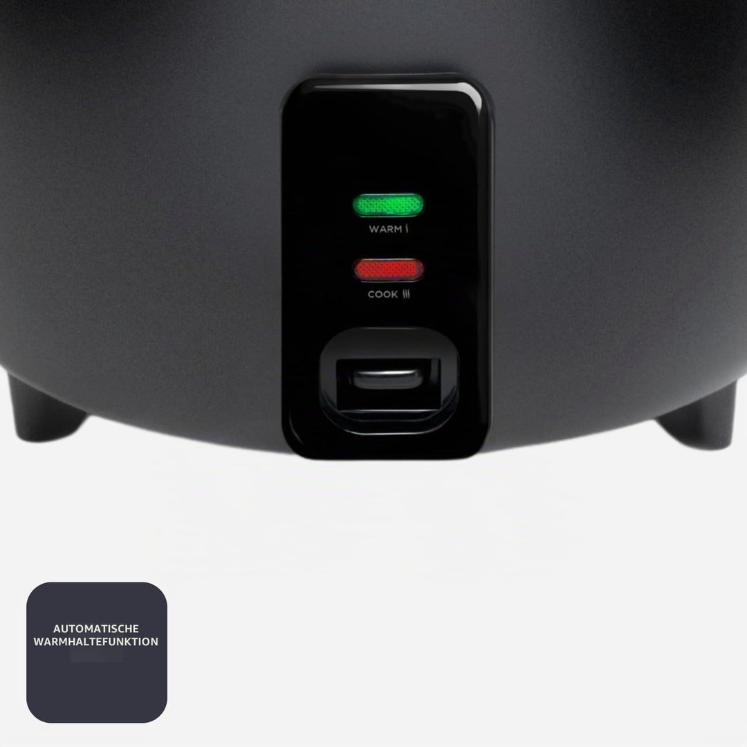 BLACK+DECKER BXRC1800E - Reiskocher. 700W. 1,8 Liter Fassungsvermögen. Antihaft-Beschichtung. Kochfu