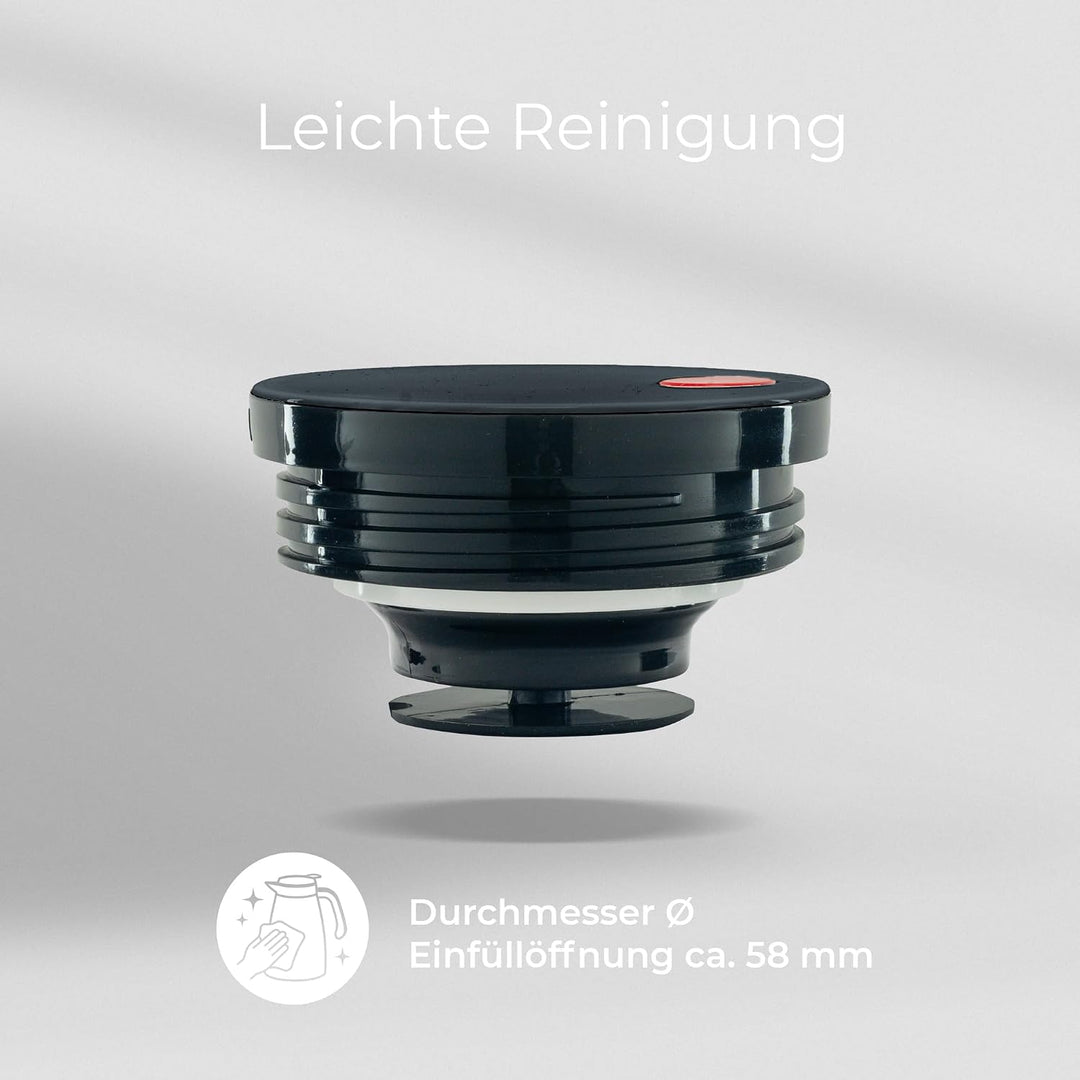 ROTPUNKT Isolierkanne 760 Maxima 1,0 l | Zweifunktions-Drehverschluss | BPA-frei - gesundes Trinken