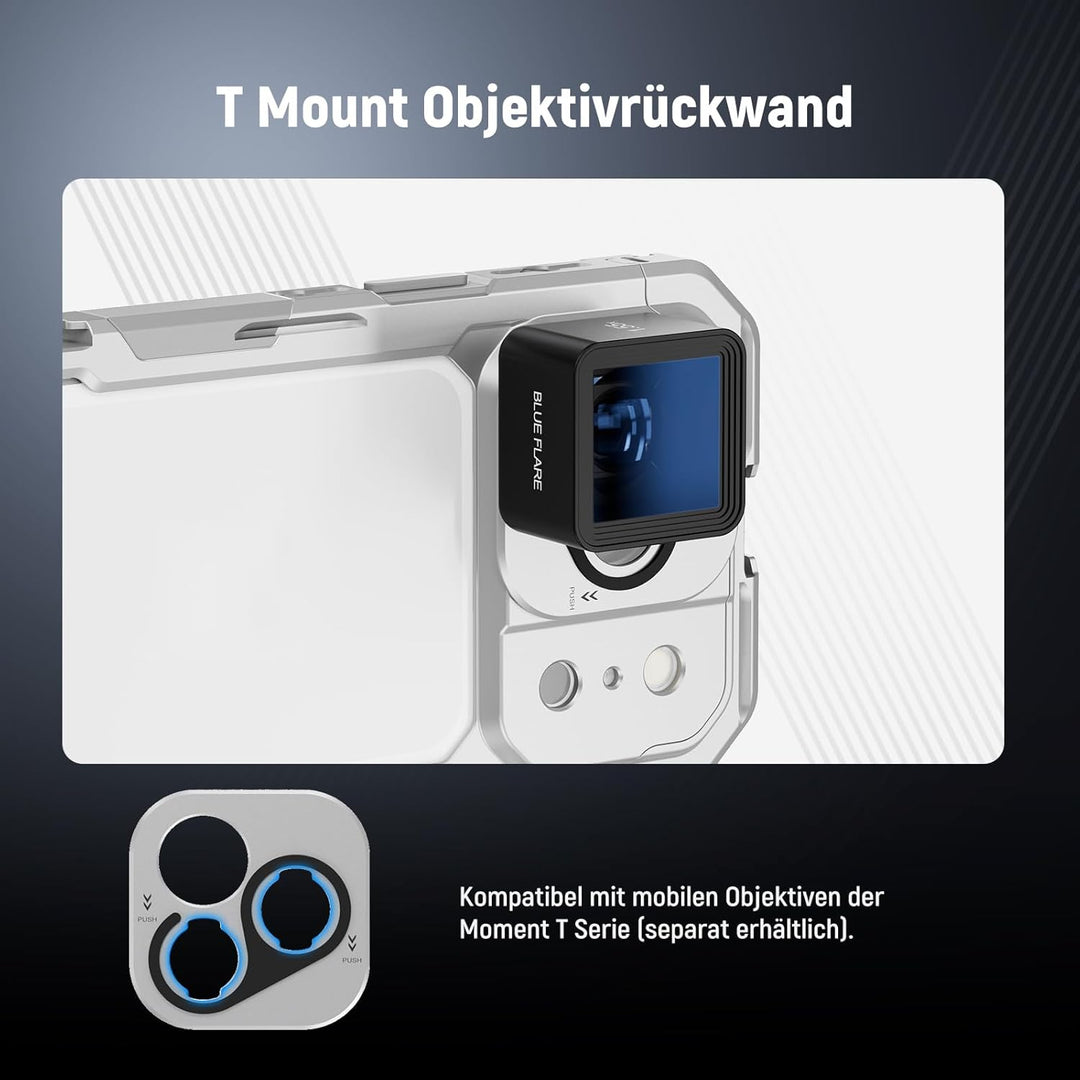 NEEWER Phone Käfig Cage Kompatibel mit iPhone 17 Pro Max, Schnellwechsel Video Rig Handy Stabilisato