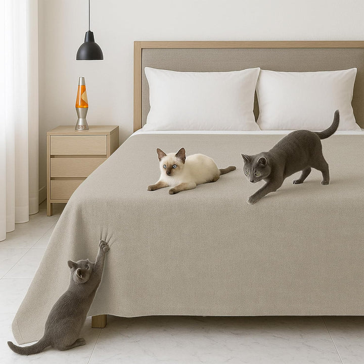 Byour3 - Bettüberwurf Bio-Baumwolle Gemischte Doppelbett Einzelbett Queen Size Bettdecke Sommer Früh