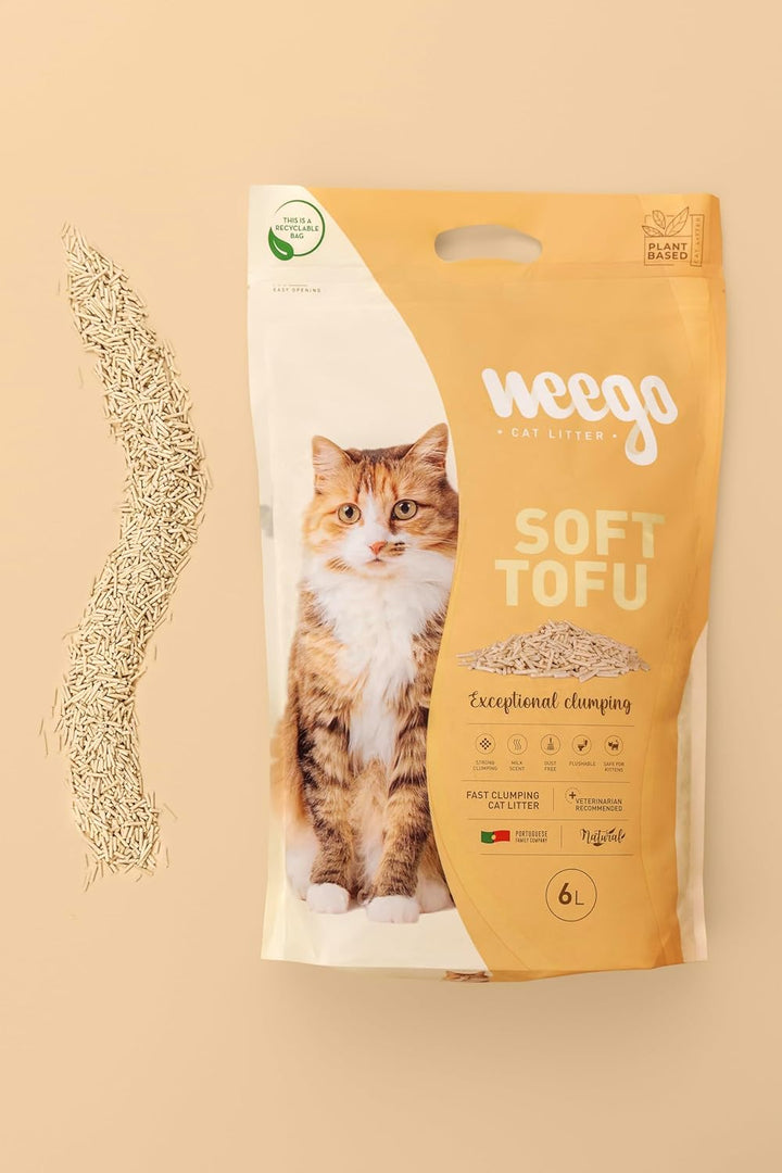 Weego Cat Litter Soft Tofu 18 l
