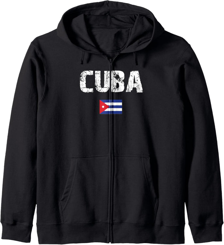 Cuba Cuban Flag Kapuzenjacke
