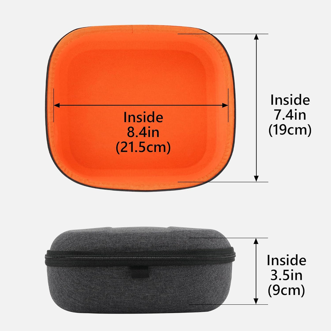 Geekria UltraShell Case für grosse Over-Ear-Kopfhörer, Ersatz-Hartschalen-Reisetragetasche mit Kabel